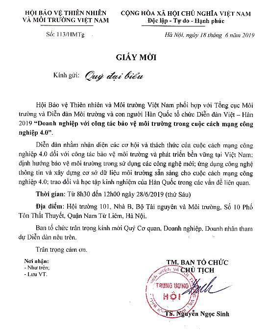 Mời[-]tham[-]dự[-]Diễn[-]đàn[-]"Doanh[-]nghiệp[-]với[-]công[-]tác[-]BVMT[-]trong[-]Cách[-]mạng[-]Công[-]nghiệp[-]4.0"